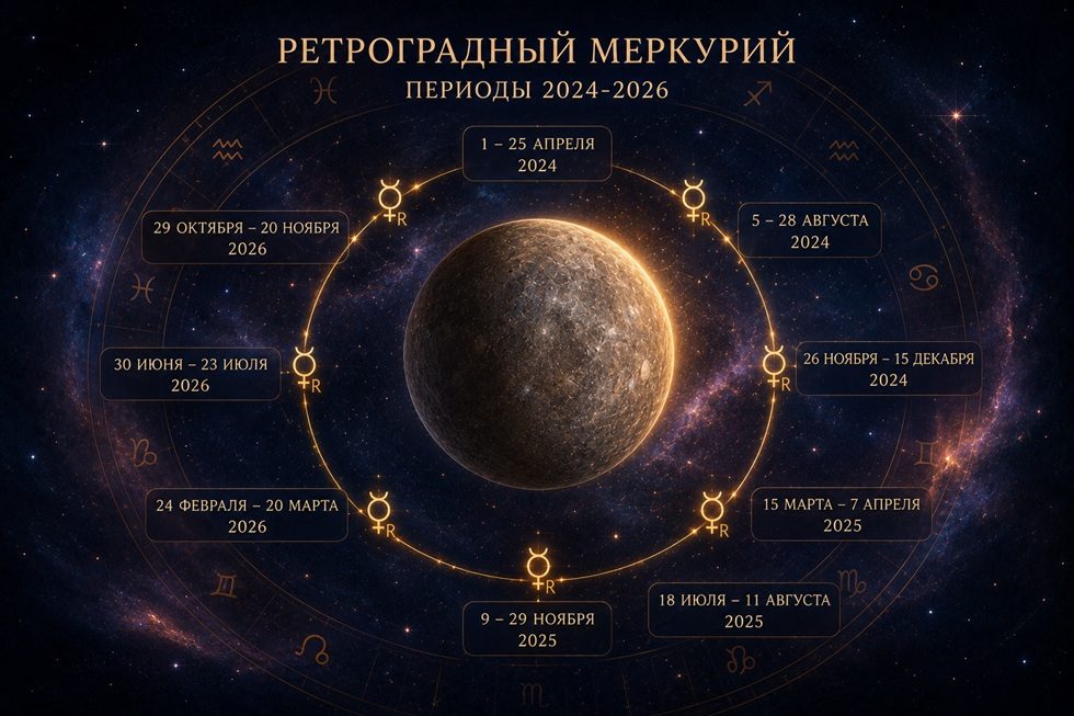 Периоды ретроградного Меркурия